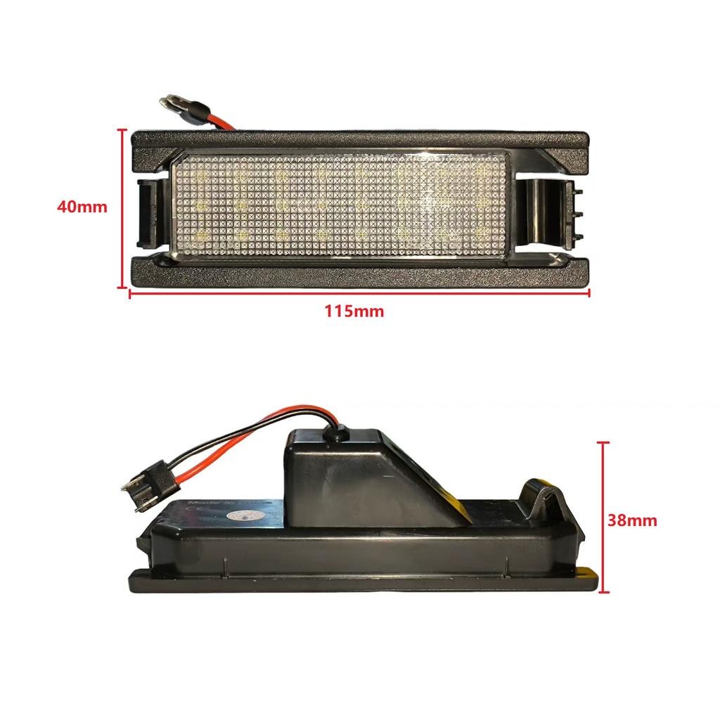 Für Daihatsu Move LA100/LA110 Mira L275/L285 Terios L455/L465 Boon Materia M401/M402/M411 Weißes LED Kennzeichenleuchte