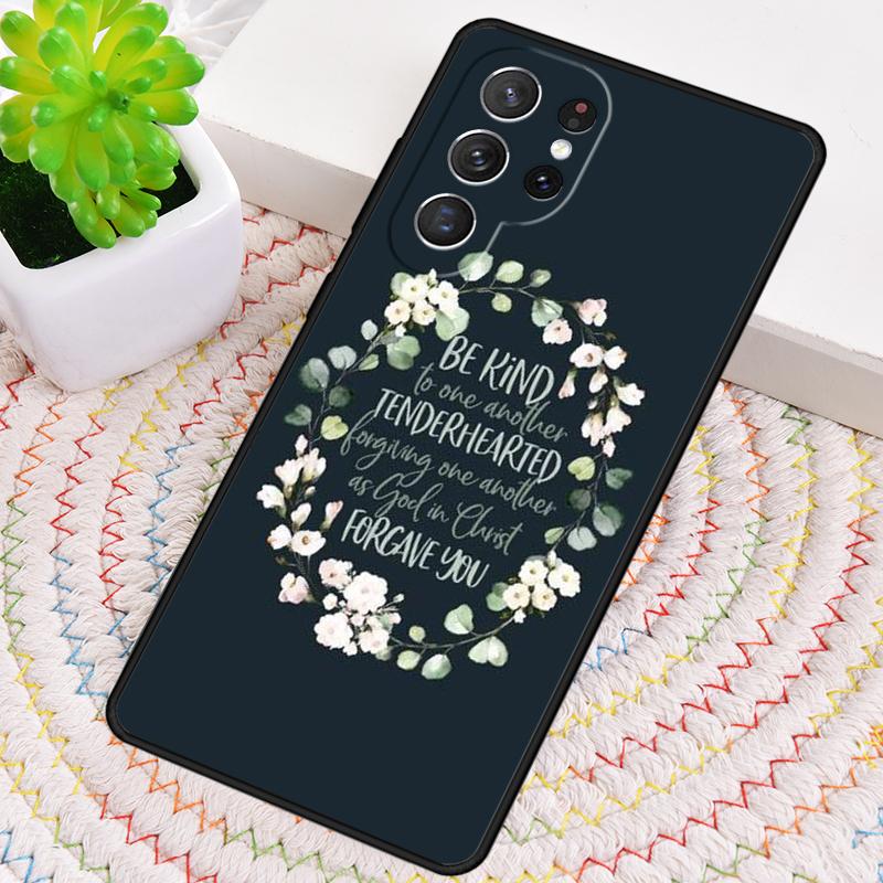 Christian Scripture Phone Case for Samsung Galaxy note 10 pro S26 Ultra S23 S24 FE S25 S21 S22 PLUS shockproof Cove