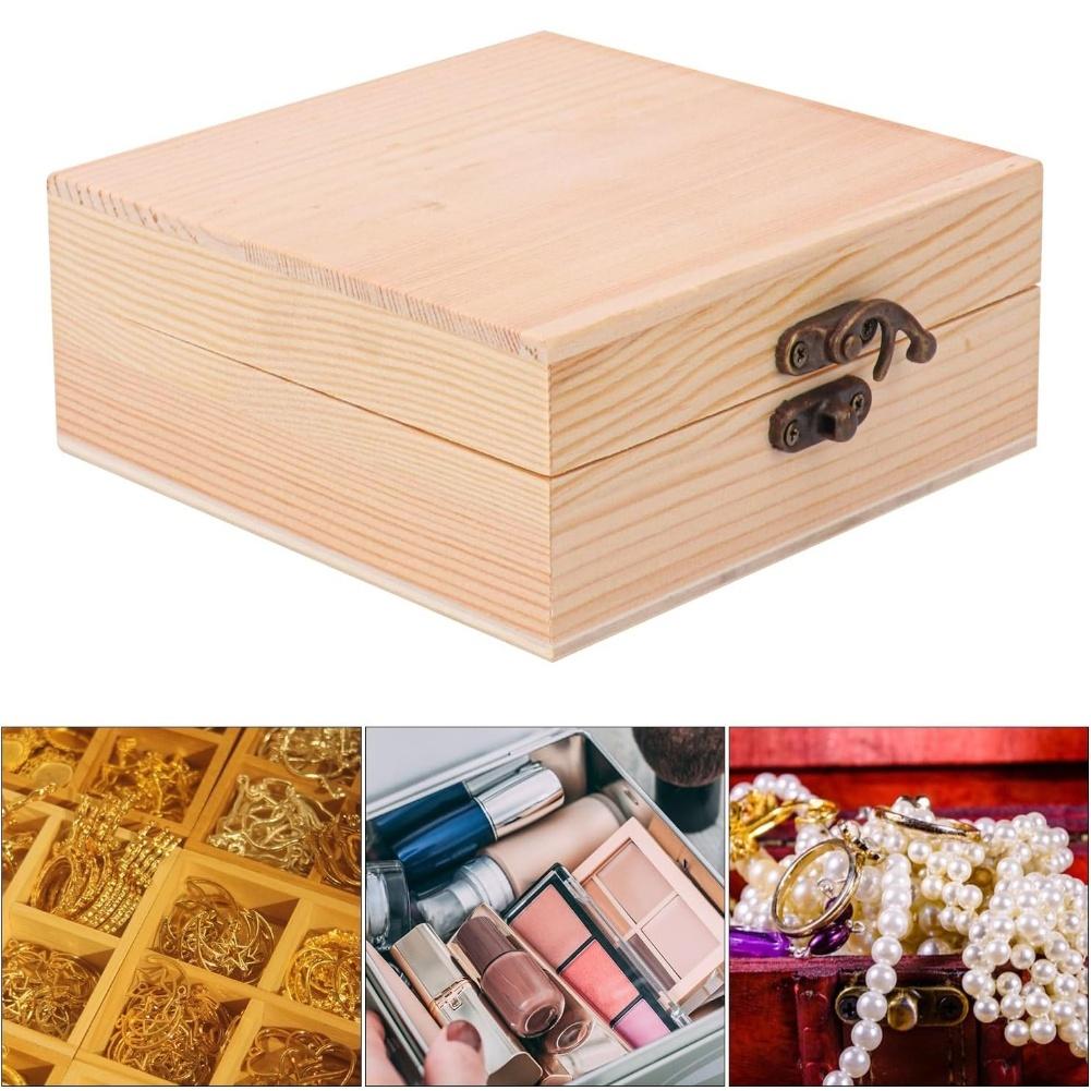 For Jewelry Storage DIY Painting Box Elegant Storage Box Creative DIY Painting Box DIY Project Secure Small Valuables Storage