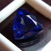 Beautiful Blue Sapphire Natural Trillion Cut 10-11 Ct Certified Loose Gemstone