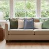 Green Corduroy Throw Pillow Covers 18x18 Inch Striped Decor Pillowcase for Living Room Bed Soft Couch Cushion Cover for Sofa