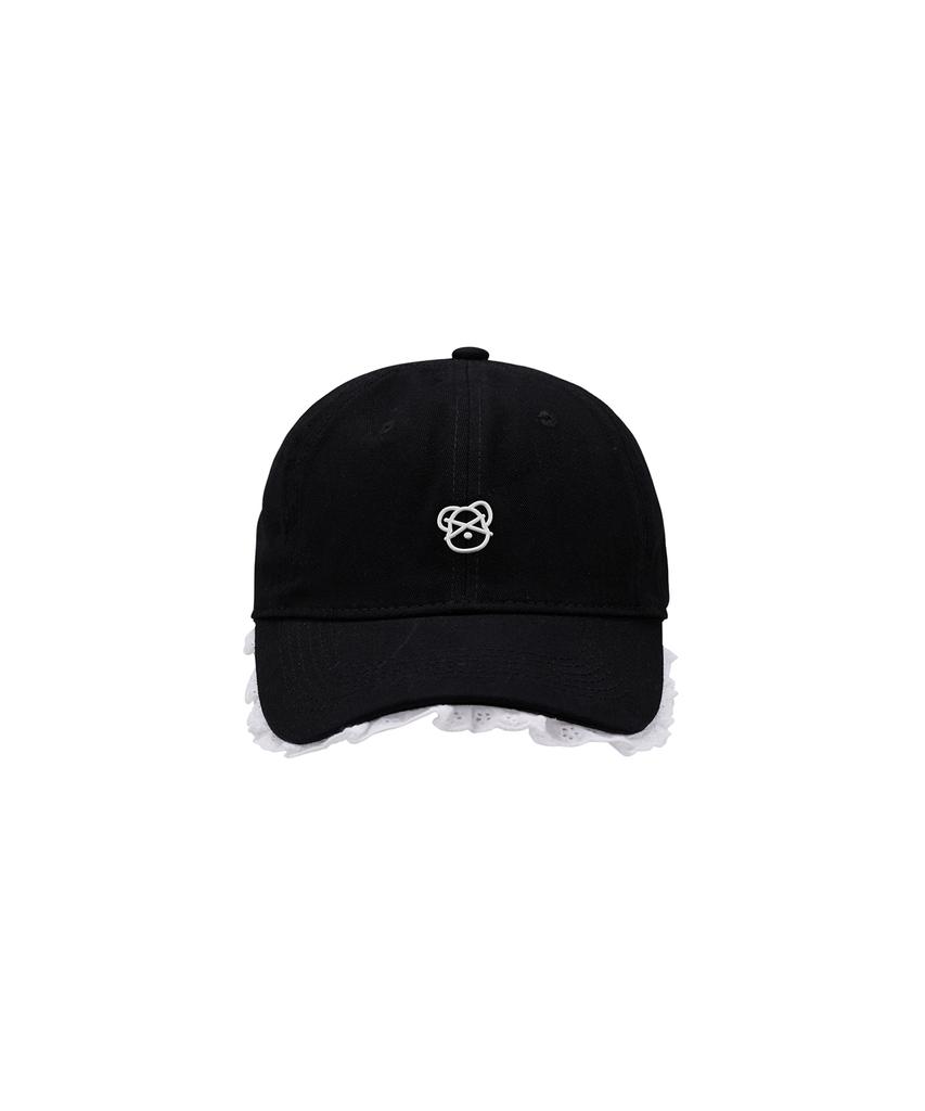 DOUBLE JD Silicone Bear Lace Ball Cap (Black)