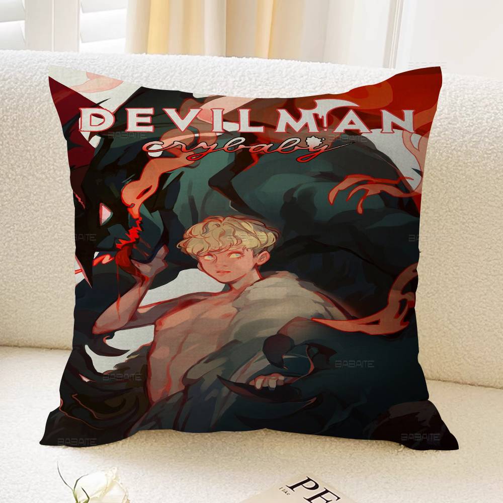 Аниме Devilman Crybaby Кленовый Дизайн Наволочка Счастливый Осенний Урожай Декор Праздничный Декор Наволочка 12x12Inch