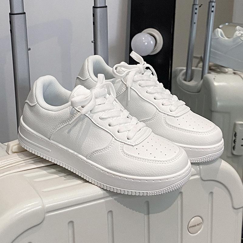 Platform White Shoes Women's New Summer Breathable Casual Sports Shoes Female Students Versatile Board Shoes Autumn