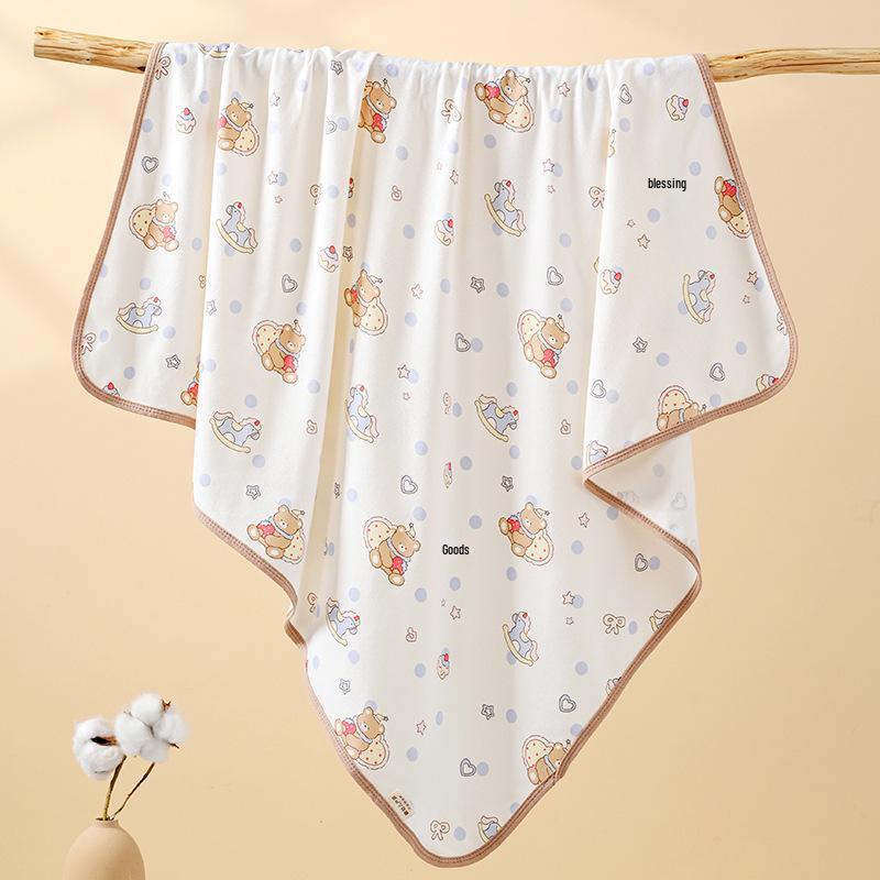 Breathable Pure Cotton Newborn Swaddle Blanket, Thin To Prevent Startle Reflex, Infant Type A.
