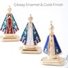 Alloy Spiritual Prayer Figurines Tabletop Ornament Nossa Senhora Aparecida Statue for Car Dashboard Home Decors Gift