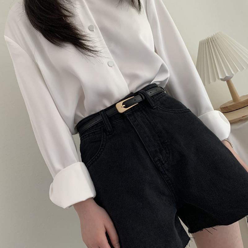 Elegant New Women's Faux Leather Belt Versatile Accessory For Dresses And Jeans