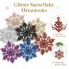 Christmas decoration snowflake pieces Christmas tree ornaments 10pc