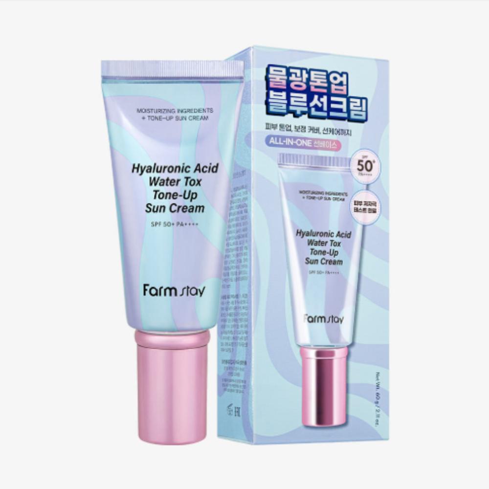 

Farmstay Hyaluronic Acid Watery Tone-Up Sun Cream 60g – Hydrating & Brightening SPF Protection