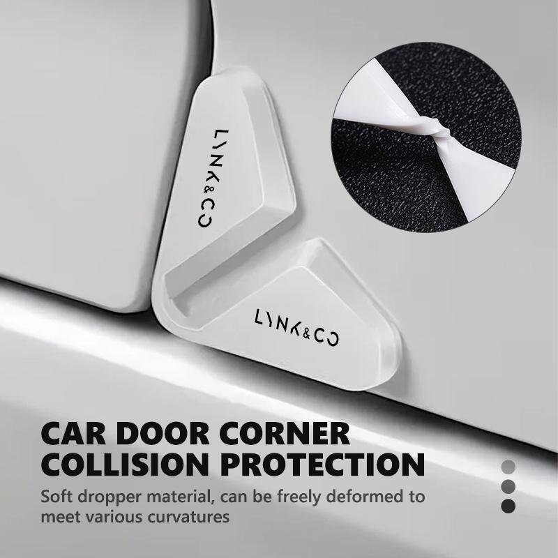 2/4pcs Car Door Corner Anti-Collision Cover Protector Stickers For LYNK&CO 01 Phev 02 03+ 05 06 09 EM-P PHEV 09 MHEV