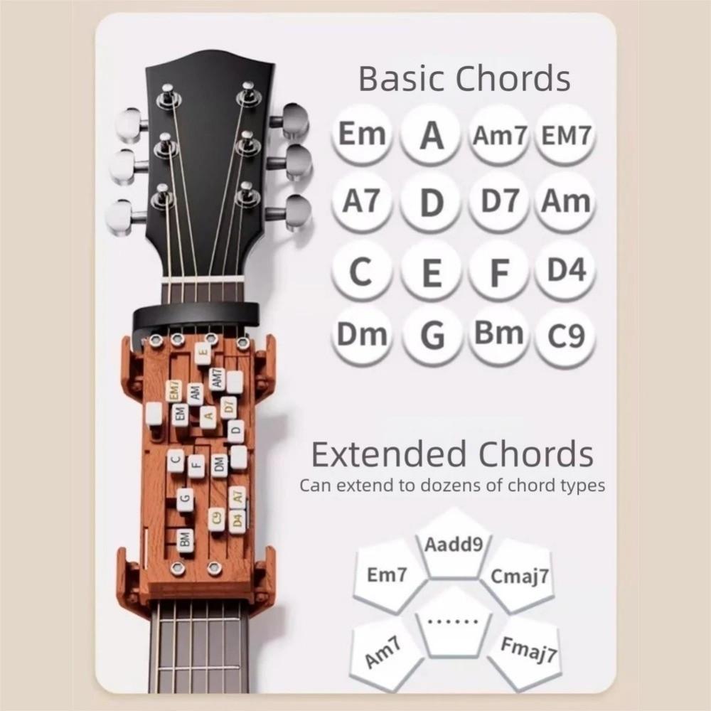 One-Touch Switching Guitar Aid Chords Trainer Guitar Finger Practice Tool  Practice Sessions