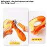 Coupe-ongles pour bébé et personnes âgées avec lumière LED/loupe Anti-éclaboussures Coupe-ongles Ongles des mains et des pieds Ciseaux à ongles Soins