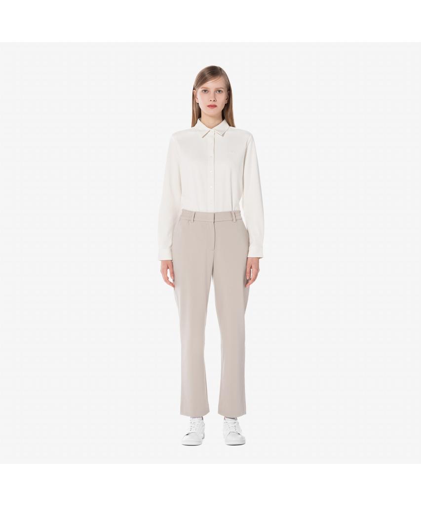 LACOSTE Women'S Winter Brushed Elastic Waist Slacks Hf504E-54N Xfj