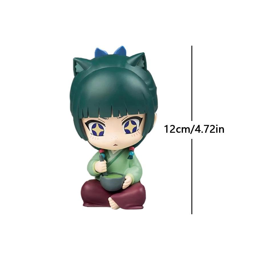 New The Apothecary Diaries Maomao Jinshi Mini Figure Anime Periphery Kawaii Sitting Toys Desktop Car Ornaments Model Gifts