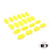 EWR19-2 20 Pieces Window Regulator Guide Clips for Buick Pontiac Oldsmobile Impala Cadillac GM Saab 20369894 20369895
