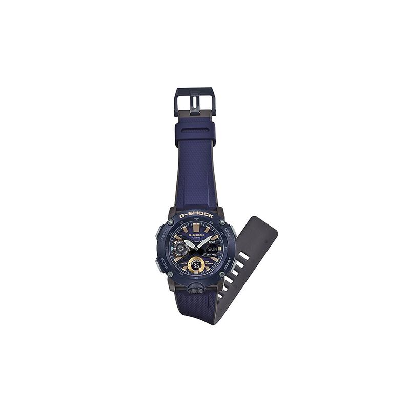 Casio LCD/pointer dual display series Heart of Steel ultra-thin carbon fiber core multi-function quartz movement resin strap Japanese and GA-2000-2APR