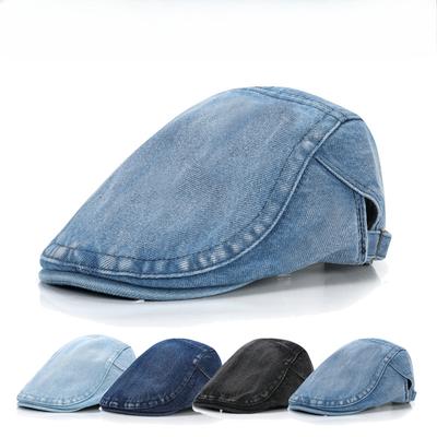 Denim Forward Hut Damen Frühling Herbst Barett Gewaschen Einfach Dünner Hut Herrenkappe Trend Cowboy Duch Zunge Kappe Für Herren Damen Schirme