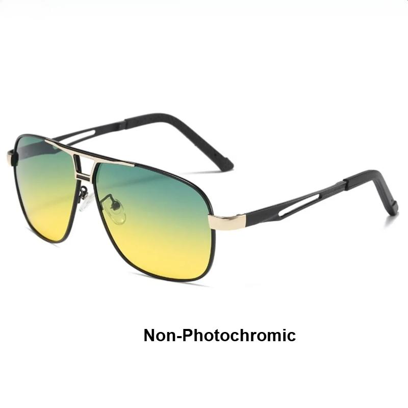 Men Driving Chameleon Sun Glasses for Day and Night Dual-use Male Color Change Lens Vision Polarized Pochromic UV Sunglasses