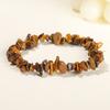 Natural Crystal Stone Bracelet Irregular Reiki Lucky Elastic Bracelet Ladies Fashion Strawberry Crystal Amethyst Jewelry