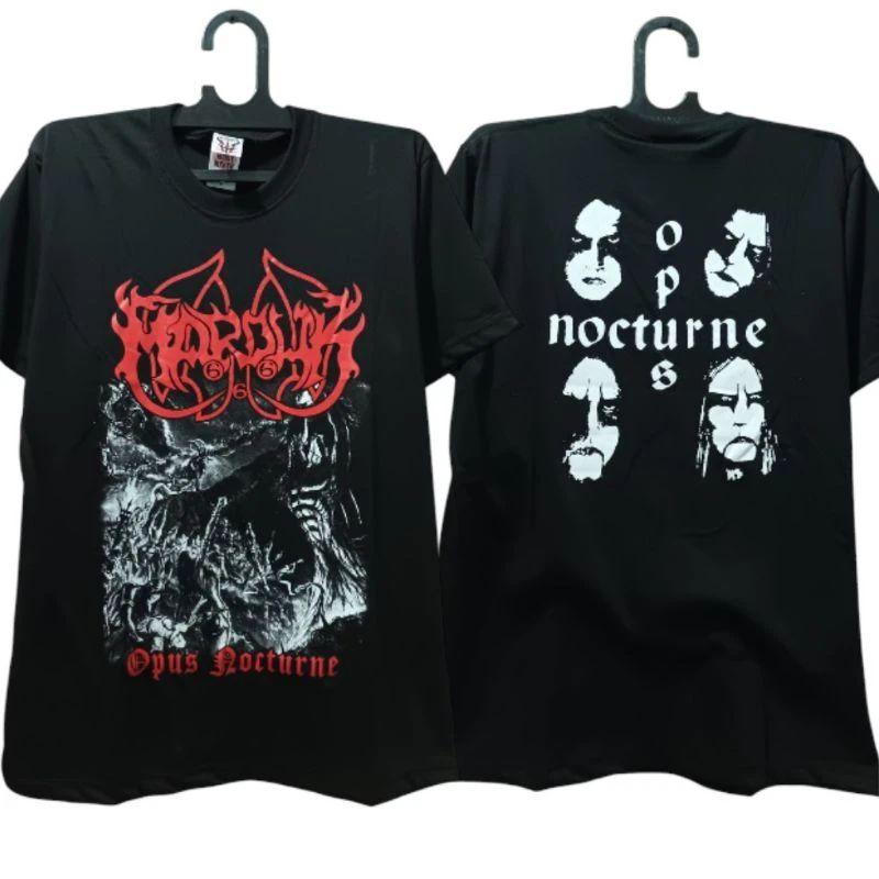 Gothic Punk Rock Tops GORGORTH Black Metal Tshirt Cotton Short Sleeves Print Casual Loose Streetwear Vintage T Shirts Unisex