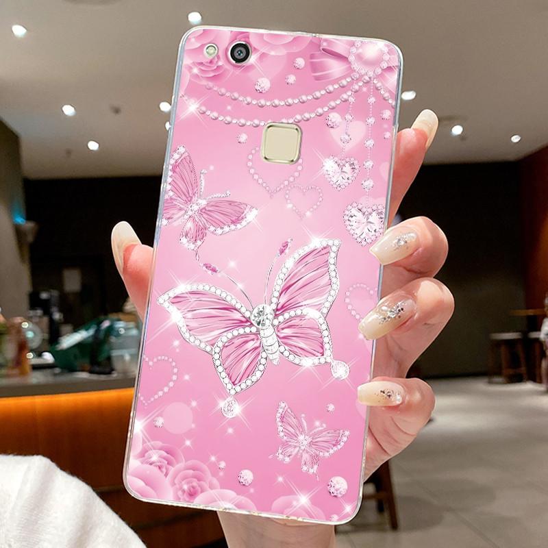 Phone Case For Huawei P10 Lite/NOVA YOUNG Funda Coque Butterfly Bow Protective Casing Transparent Soft Silicone TPU Cover Capa