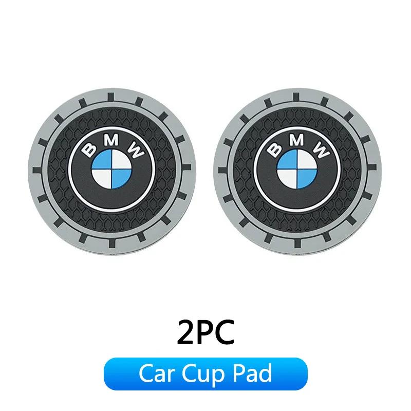 Hot 2025 Non-slip Silicone Gel Car Water Cup Pad Holder Coasters Mats For BMW M Emblem M3 E46 E36 E34 F10 E90 F30 E60 F30 E53 E3