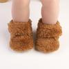 Infant Warm Cotton Shoes: Cozy 0-1 Year Furry Indoor Walking Shoes 7111
