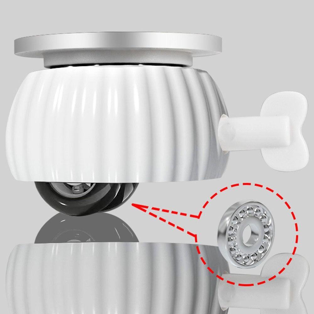 4Pcs Heavy Duty Universal Wheel Soft Rubber Furniture Caster Universal Swivel Caster Office Chair