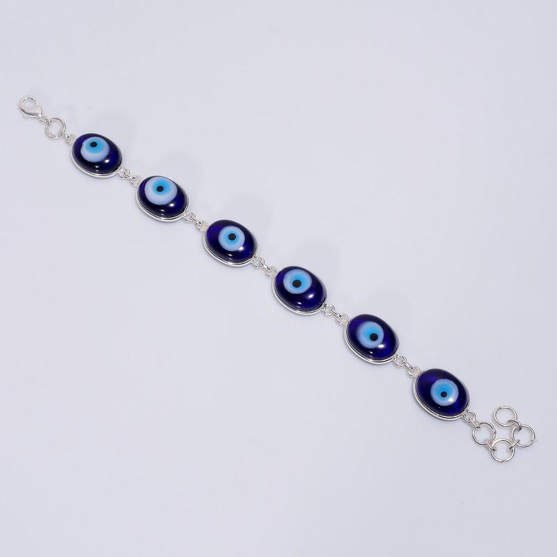 

Elegant Top Grade Qualite 100% Natural Moon Stone Oval Shape Ethnic Style Handmade Jewelry 925 Steling Silver Plated Bracelet 7-8 WSJ-5230 7-8