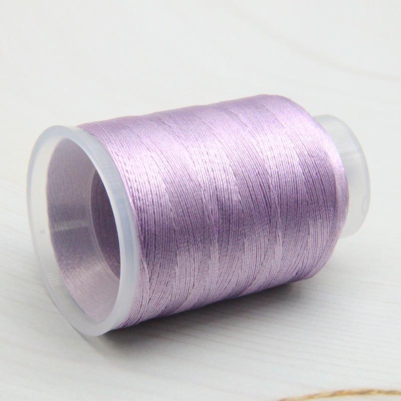 Vibrant Ice Silk Tassel Thread: 51 Colors for DIY Bracelets & Necklaces