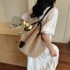Straw Bag Summer Bag Lazy Wind Woven Large Capacity Shoulder Tote Bag Seaside Vacation Wind Beach Bag