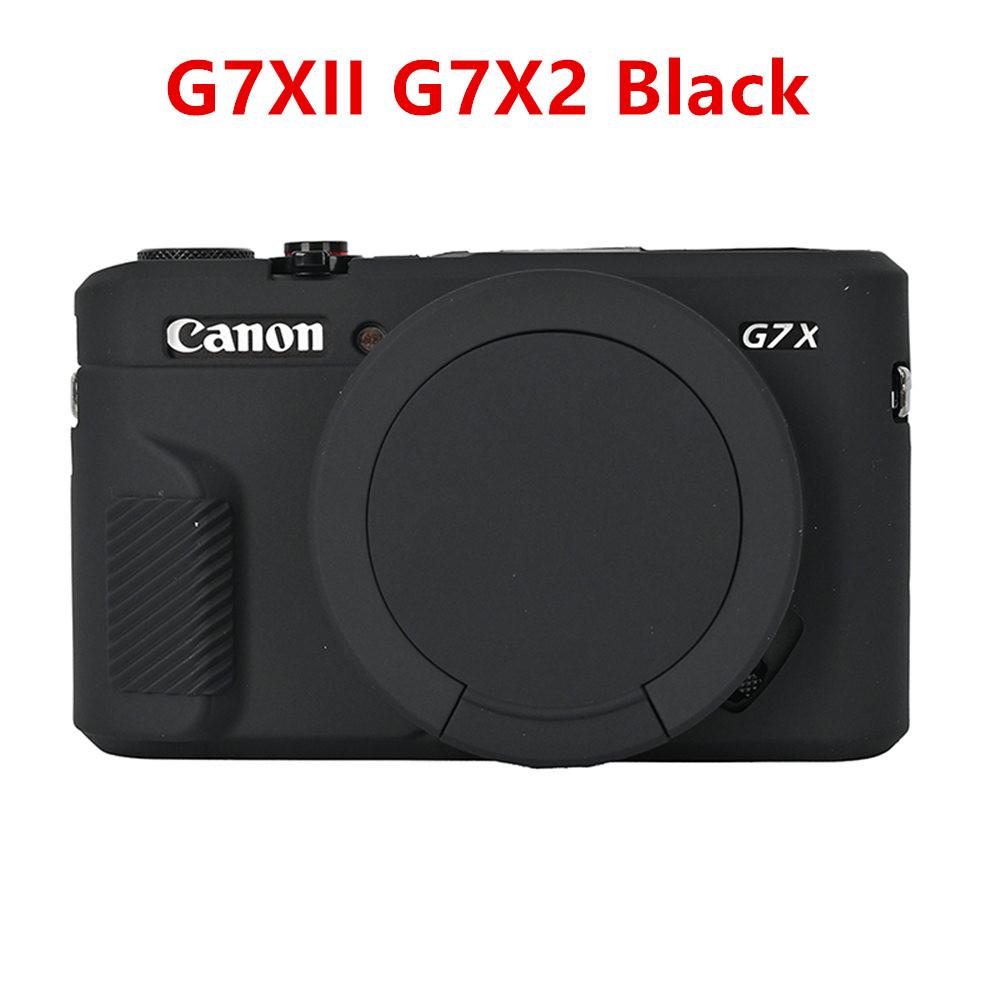 G7XII G7XIII Weiche Gummi Silikonhülle Für Canon PowerShot G7X Mark II III G7X2 G7X3 Panzer Gehäuseabdeckung Skin Mit Objektivschutz