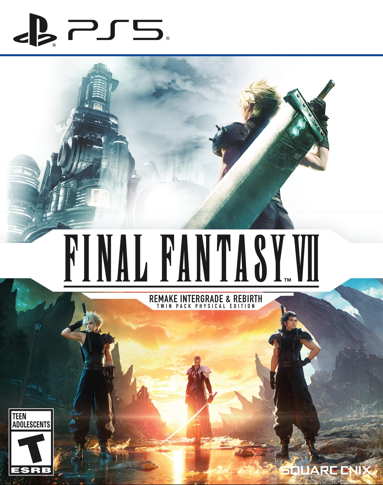 Final Fantasy VII Remake Intergrade Rebirth Twin Pack North PS5 & (Импорт Америки) - синий