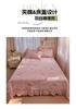 Sleep grid bed cover style Korean cotton French lace four piece set