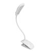 Klammerleuchte USB Wiederaufladbar 3 Geschwindigkeiten Touch Faltbar Flexibler Schwanenhals LED Klemme Tischlampe Studentenwohnheim Leselampe