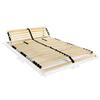 VidaXL Slat Bed Base with 28 Slats 7 Zones 100 X 200 Cm