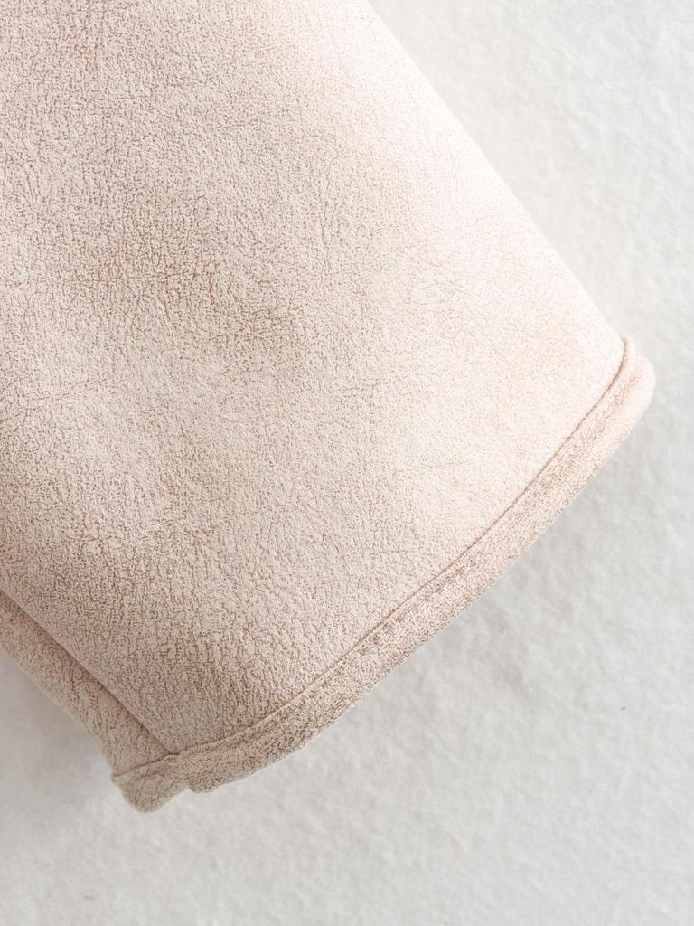 2025 Autumn/Winter Women's Lapel Shearling Suede Fleece-lined Warm Coat A14063