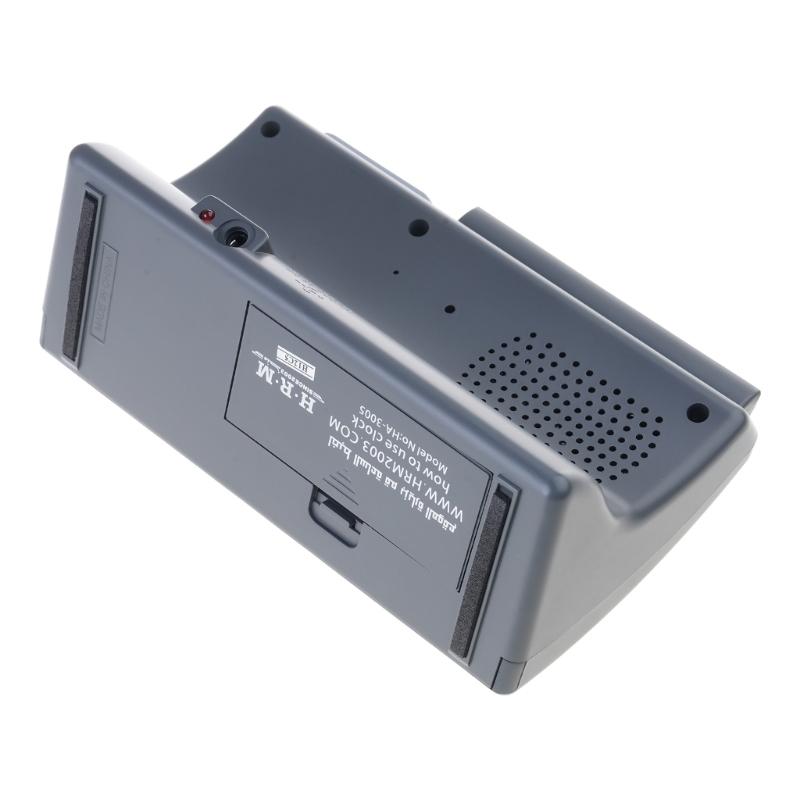 Muslim Table Clock for Prayers Multifunctional Clock with Adhan Alarm blah Direction LED Light Temperature Display