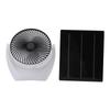 Camping Fan with Solar Panel 4.5W Solar Powered Fan Quiet USB Fan for Outside Picnic Barbecue Fishin
