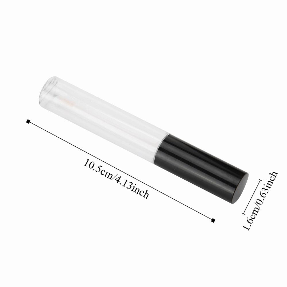 25Pcs 10ML Cosmetic Tube Cylindrical Dispensing Tube Portable Eyelash Tube  Liquid Storage