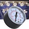 Mechanical Pressure Gauge for   Oil Water 1Celsius8inch BSPT Back Connection (0-15psi 0-1bar)