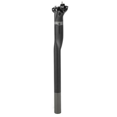 Kolfiber Cykelsadelstolpe 27.2x400mm Vikbar Cykling Landsväg Mountainbike Sadelstolpsrör