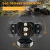 NiceCNC UTV ATV 1.75"-2" LED Light Flag Mount Bracket for Polaris RZR 1000 Can-Am Maverick X3 Yamaha Wolverine Universal Parts