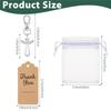 Runtowo 20Sets Angel Keychain & Thank You Kraft Tags & Organza Bags ,Wedding Birthday Party Gifts , Christmas Party Supplies Set