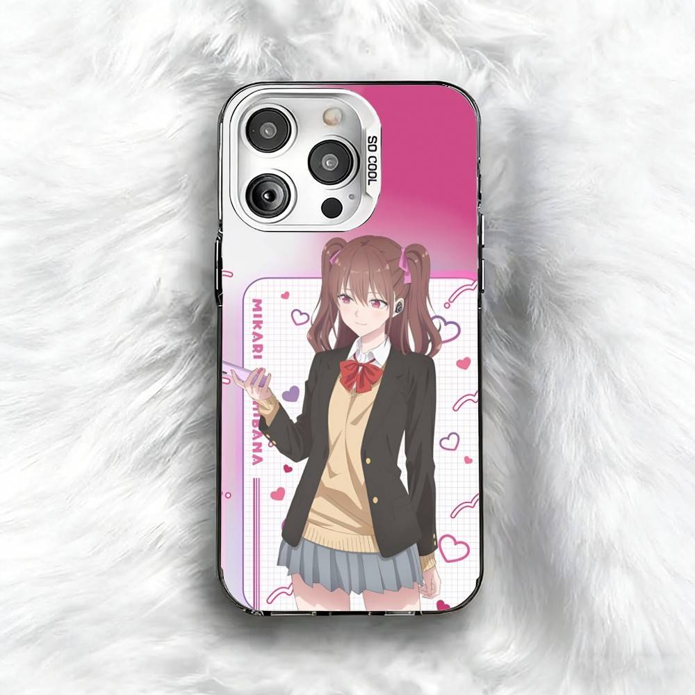 

Tachibana Mikari Phone Case For iPhone 16 17 15 14 12 13 Pro Max Black Color Shockproof Cover iPhone14ProMax