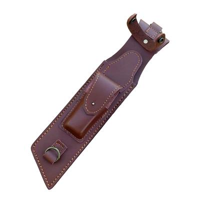 Portable Straight Cutter PU Leather Sheath Cover for Fixed Cutter Outdoor Storage Bag Cutter Holsters with Crossbody Strap
