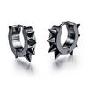 1Pair Personality Rivet Titanium Steel Punk Stud Earring Gothic Hoop Earrings Fashion Unisex Sharp Needle Ear Buckle