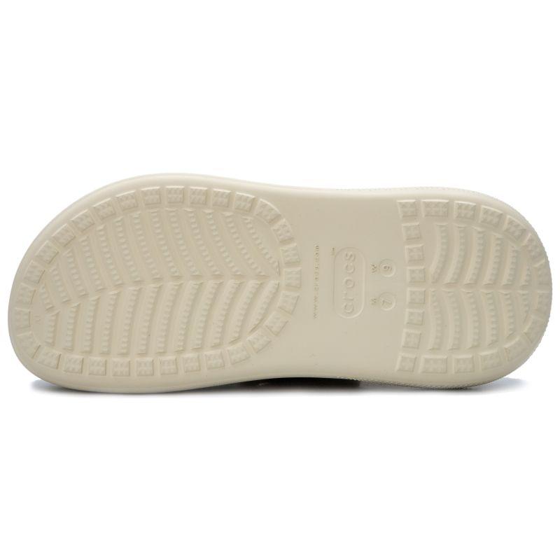 Crocs Crush Clog Young Girl Casual Temperament Princess Style Hole Shoes Women's Bone White