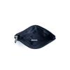 Recycled Black 3-Zip Cosmetic Pouch [7158.R086]