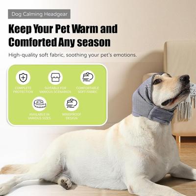 Noise Protection Calming Ear Covers Anxiety Relief Wrap Design Dog Reducing Noise Hoodies Windproof Universal Ear Cover Hat